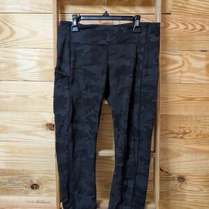 lululemon athletica Black Camo Jogger Pants